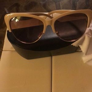 Nanette Lepore pink cat eye sunglasses